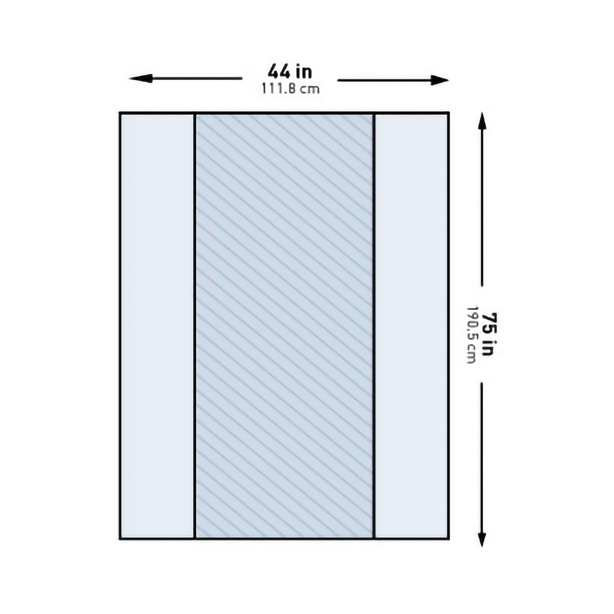 McKesson Brand - Table Drape McKesson 44 X 75 Inch For Back Table [1/PK]