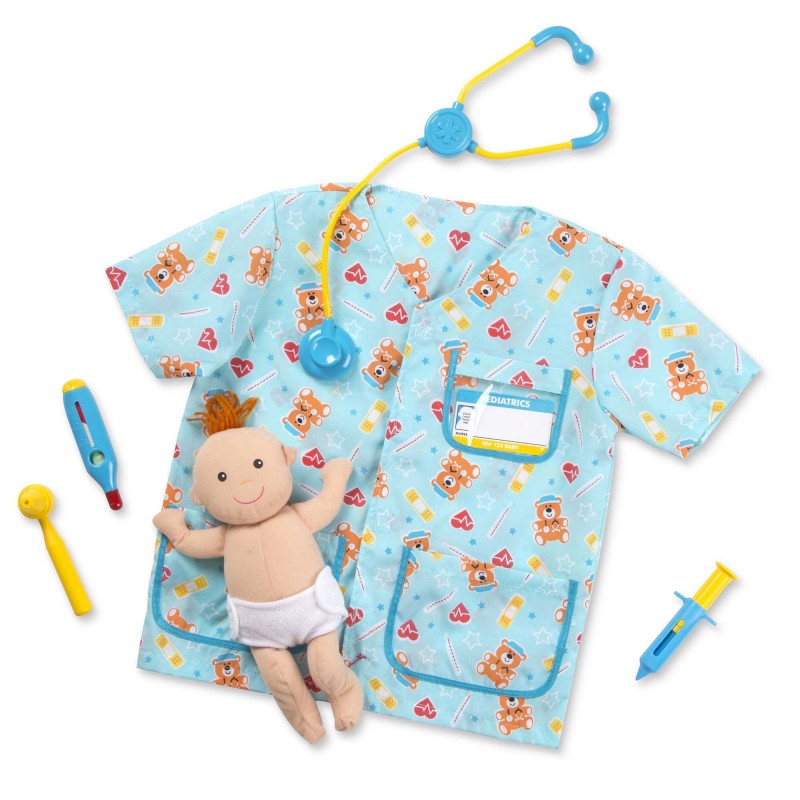 MELISSA & DOUG - Pediatric Nurse Role Play Costume Set