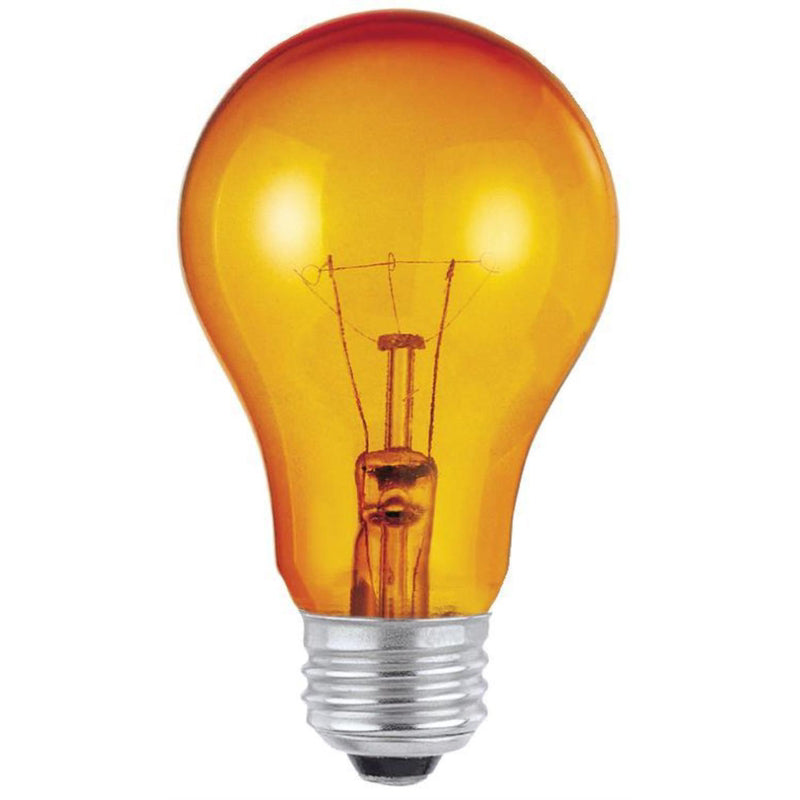 WESTINGHOUSE - Westinghouse 25 W A19 A-Line Incandescent Bulb E26 (Medium) Amber 1 pk