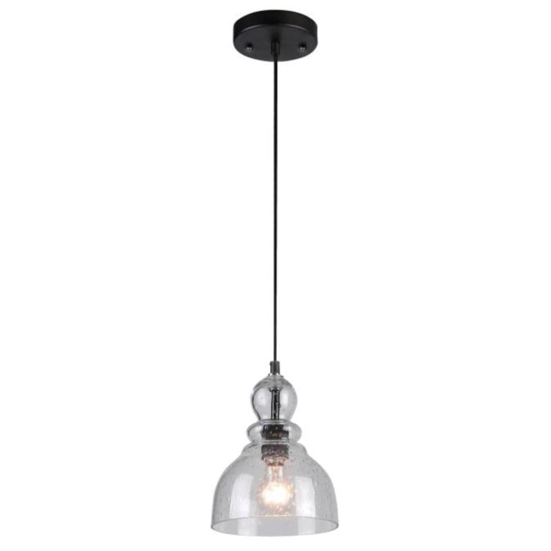 WESTINGHOUSE - Westinghouse Fiona Oil Rubbed Bronze Clear 1 lights Mini Pendant Light