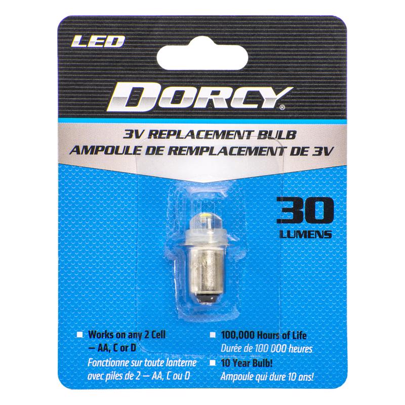 DORCY - Dorcy LED Flashlight Bulb 3 V Flanged Base