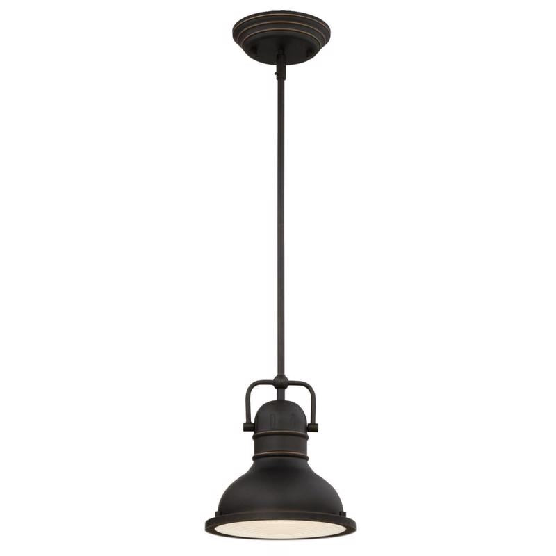 WESTINGHOUSE - Westinghouse Boswell Oil Rubbed Bronze 1 lights Mini Pendant Light