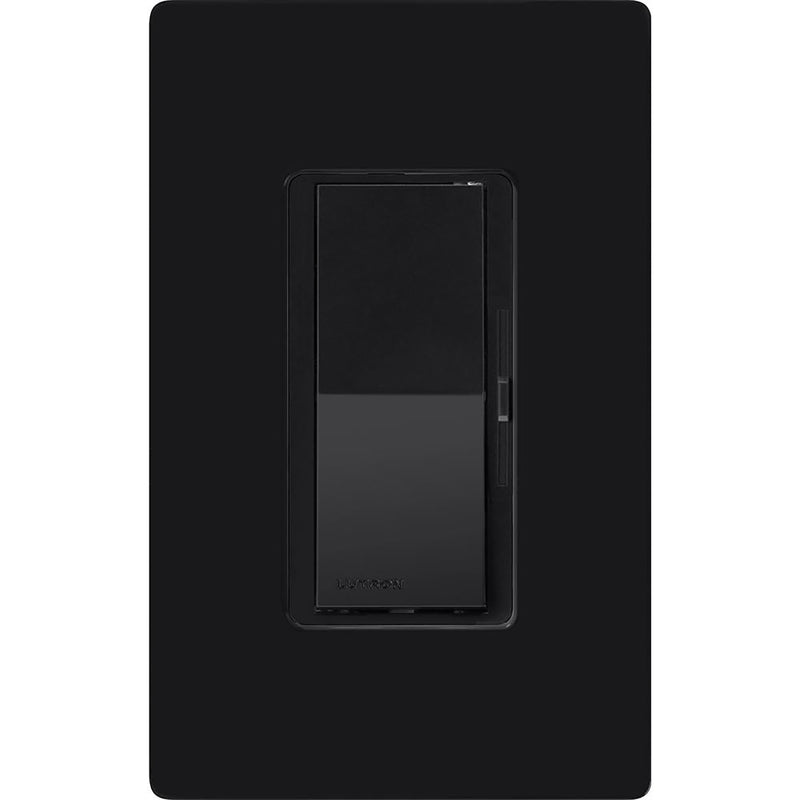 LUTRON - Lutron Diva Black 600 W 3-Way Dimmer Switch 1 pk