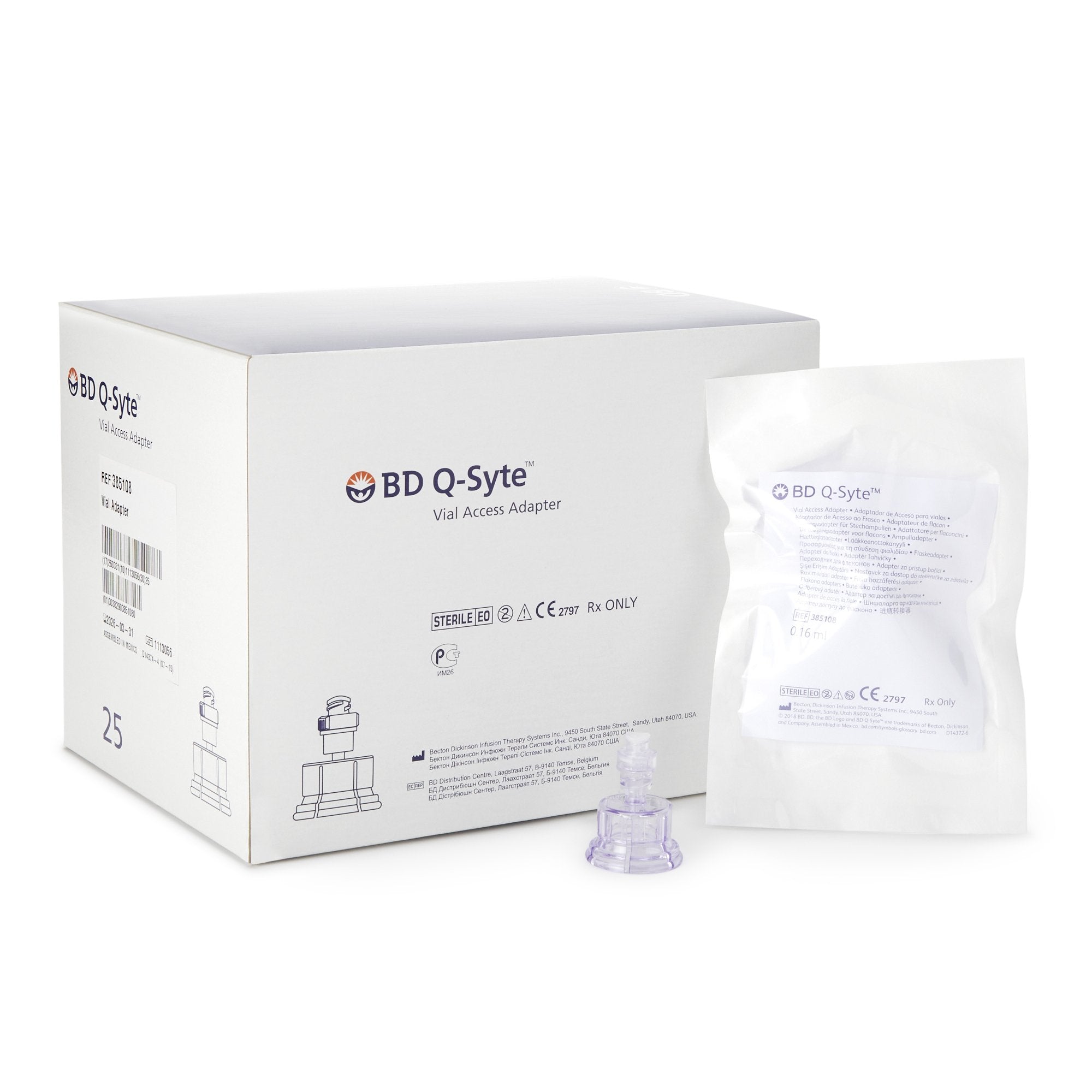 BD - Needleless Connector Q-Syte™ Negative Displacement [100/CS]