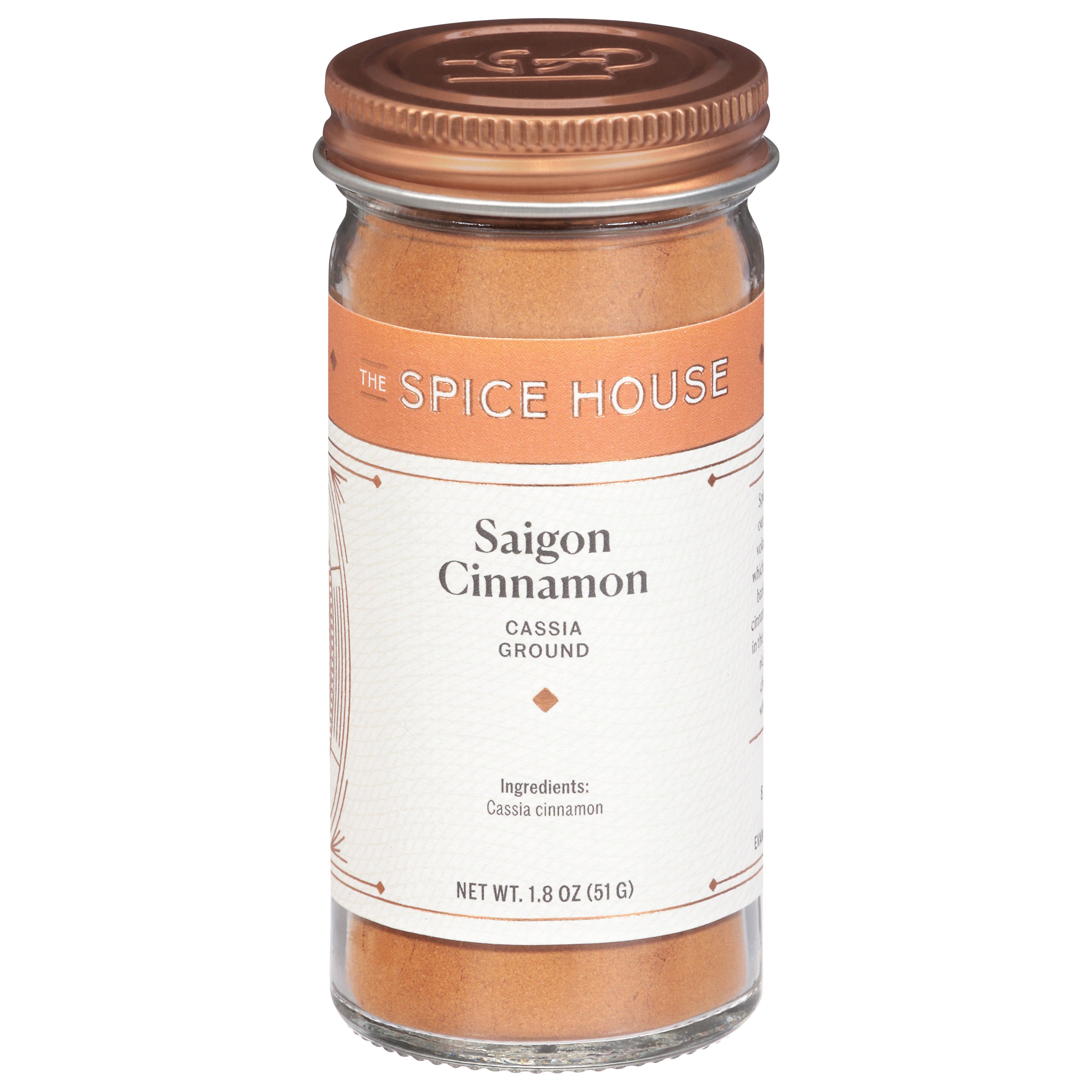 The Spice House Ground Saigon Cinnamon 1.8 oz - Case of 6