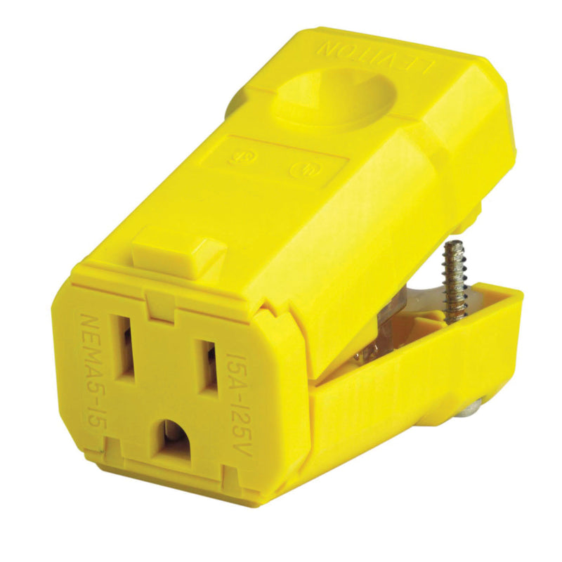 LEVITON - Leviton Cord Connector 1 pk