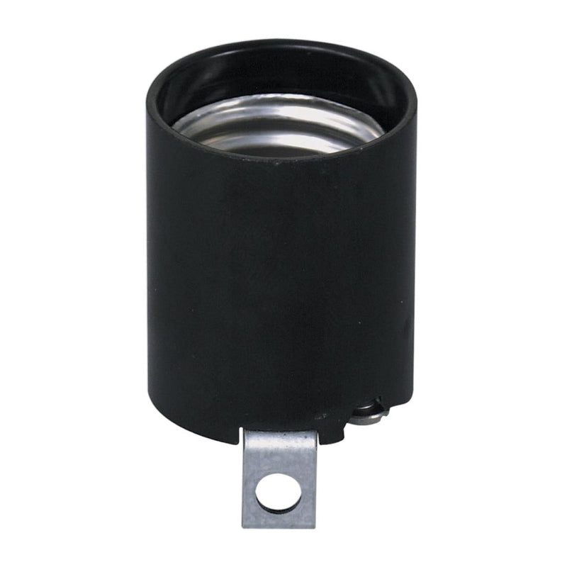 LEVITON - Leviton Phenolic Incandescent Medium Base Lamp Socket 1 pk