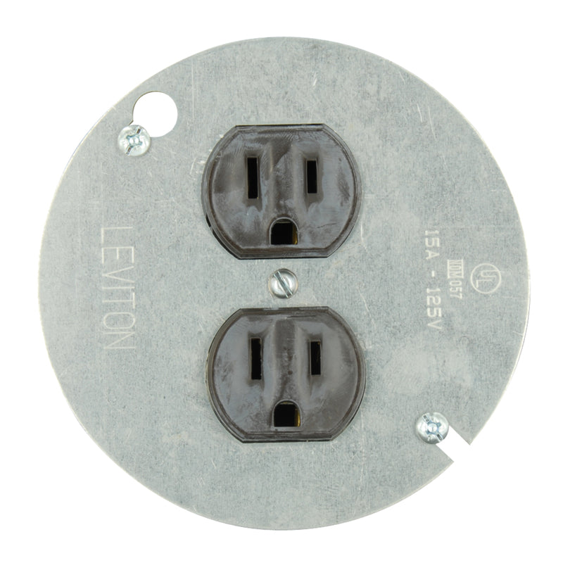 LEVITON - Leviton 15 amps 125 V Duplex Brown Outlet 5-15R 1 pk [250-01228-000]