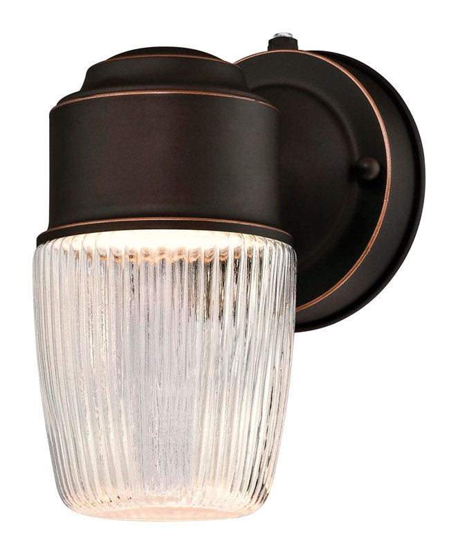 WESTINGHOUSE - Westinghouse Oil Rubbed Bronze Clear Dusk to Dawn LED Lantern Fixture