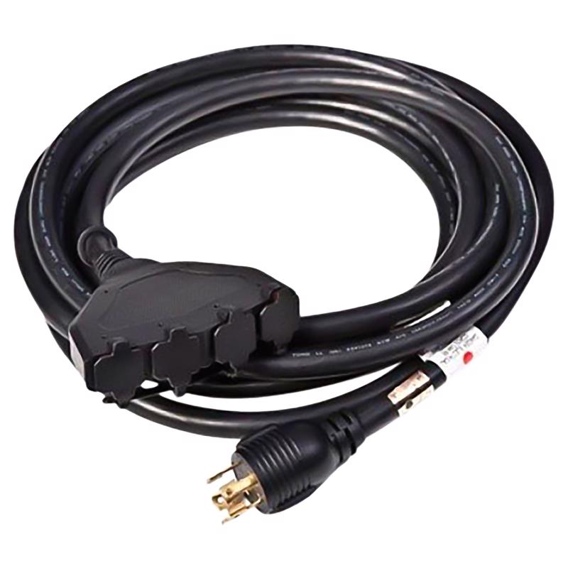 GENERAC - Generac 10/4 240 V 20 ft. L Generator Cord