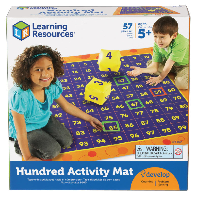 LEARNING RESOURCES - Hip Hoppin’ Hundred Mat™