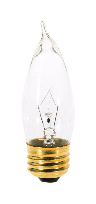 SATCO - Satco 25 W CA10 Decorative Incandescent Bulb E26 (Medium) Soft White 2 pk - Case of 10 [S3764]