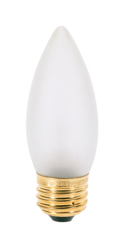 SATCO - Satco 25 W B11 Decorative Incandescent Bulb E26 (Medium) Soft White 2 pk - Case of 10 [S3734]