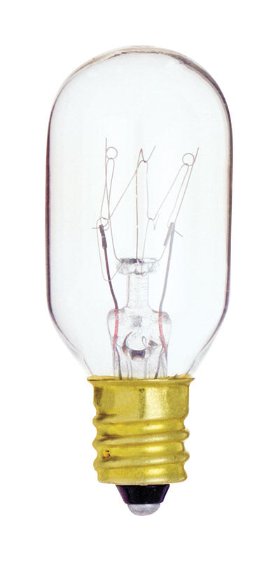 SATCO - Satco 15 W T7 Specialty Incandescent Bulb E12 (Candelabra) Soft White 1 pk - Case of 12