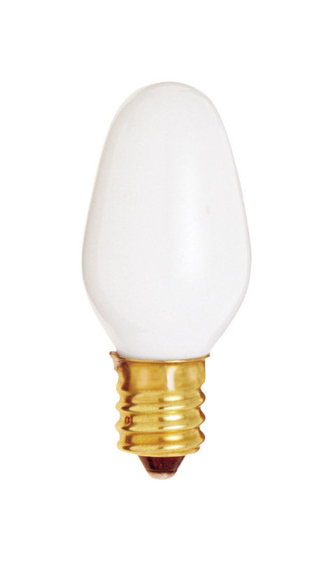 SATCO - Satco 7 W C7 Nightlight Incandescent Bulb E12 (Candelabra) Soft White 2 pk - Case of 20 [S3792]