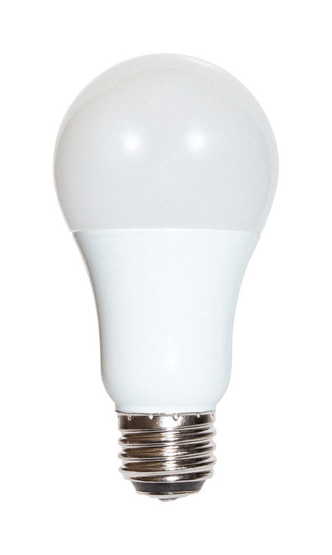 SATCO - Satco A19 E26 (Medium) LED Bulb Warm White 30/70/100 Watt Equivalence 1 pk