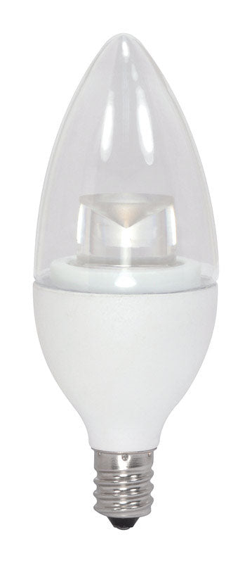 SATCO - Satco Decorative LED B11 E12 (Candelabra) LED Bulb Warm White 40 Watt Equivalence 1 pk