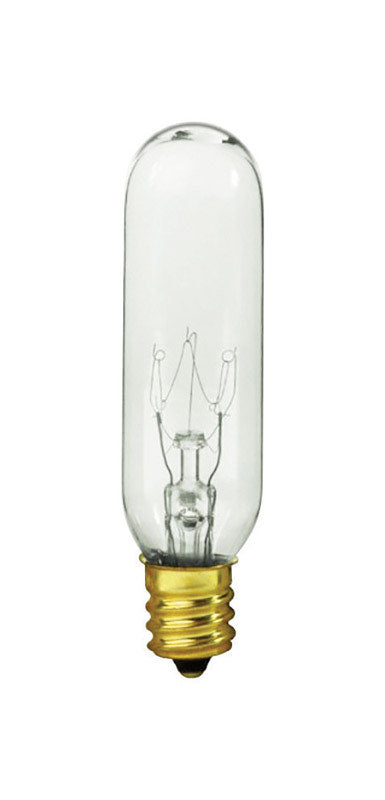 SATCO - Satco 15 W T6.5 Specialty Incandescent Bulb E12 (Candelabra) Soft White 1 pk - Case of 10