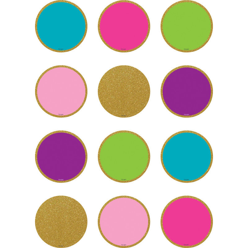 TEACHER CREATED RESOURCES - Confetti Mini Circles Mini Accents, 2-5/8", 36 Per Pack, 6 Packs