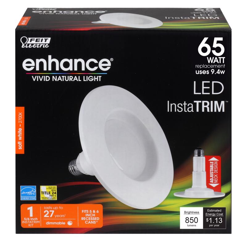 FEIT - Feit Enhance PAR30 E26 (Medium) LED Bulb Soft White 65 Watt Equivalence 1 pk