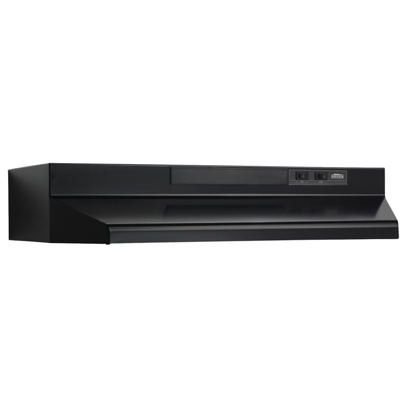 BROAN-NUTONE - Broan-NuTone 30 in. W Black Convertible Range Hood