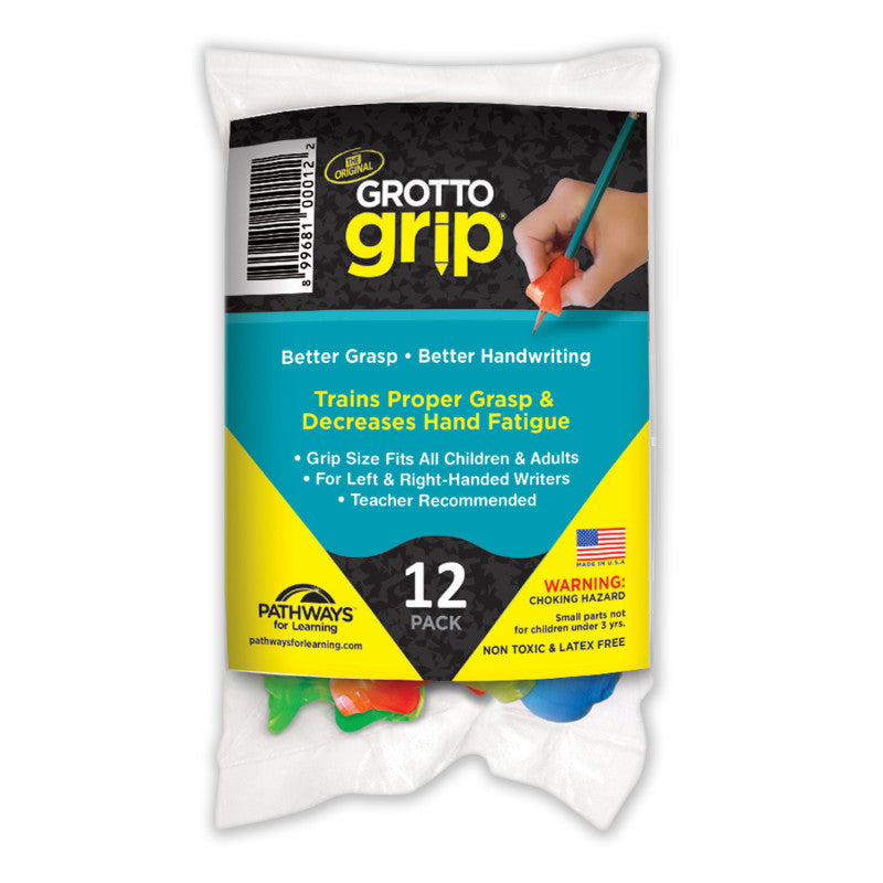 PATHWAYS FOR LEARNING - The Original Grotto Grip®, Assorted, Pack of 12