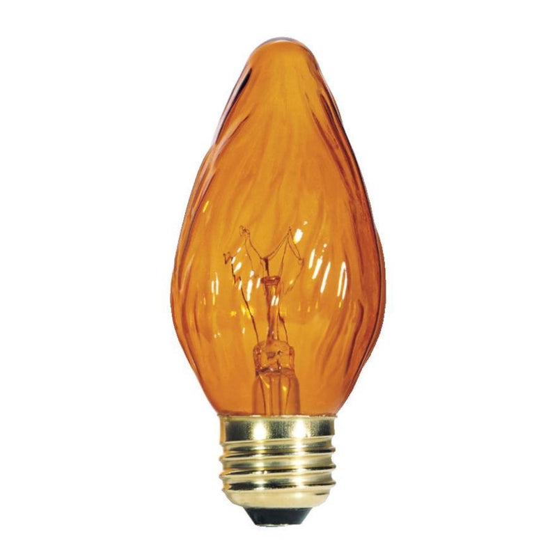 WESTINGHOUSE - Westinghouse 25 W F15 Decorative Incandescent Bulb E26 (Medium) Amber 2 pk