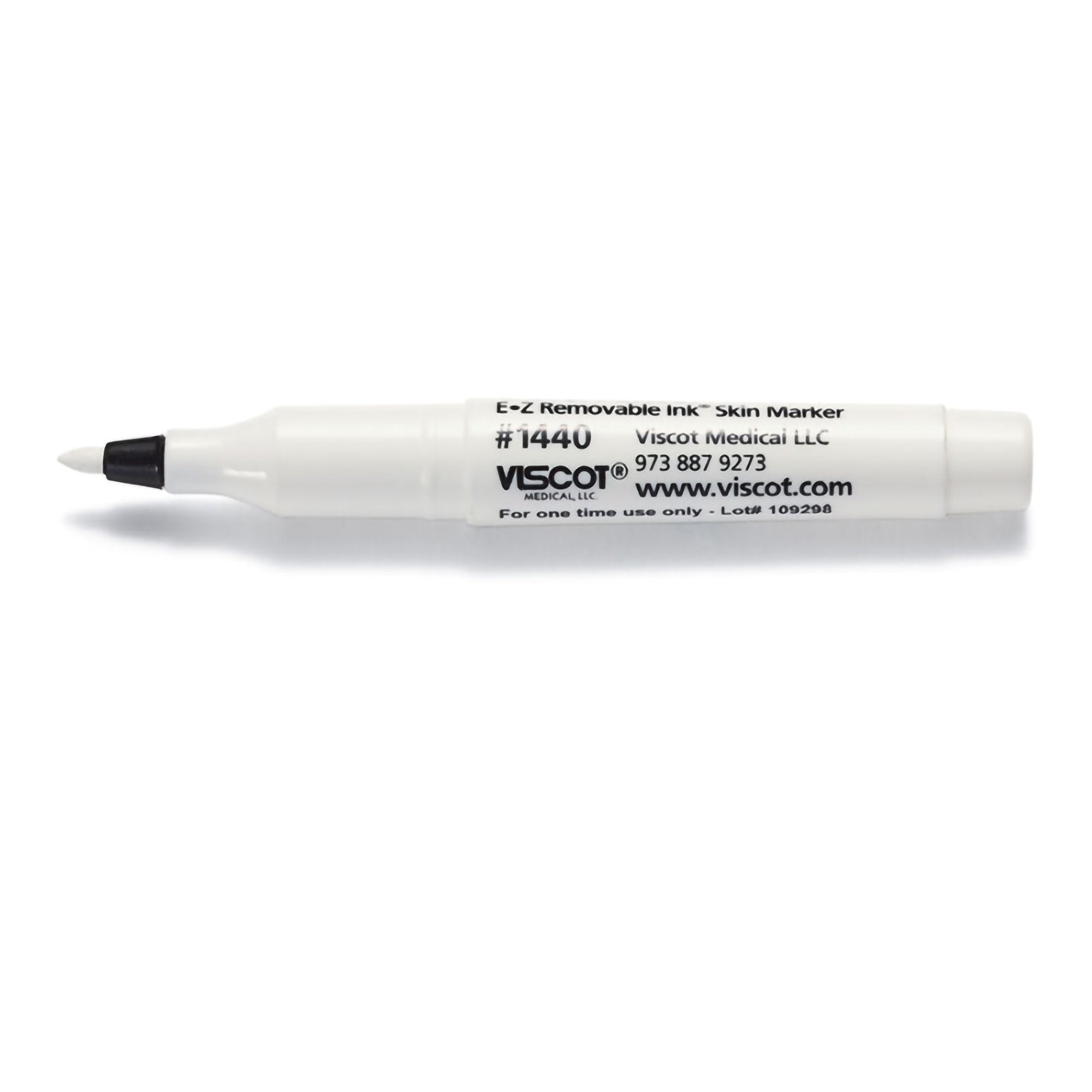 Viscot Industries - Skin Marker EZ Removable Ink® White Ink NonSterile Mini Regular Tip [100/CS]
