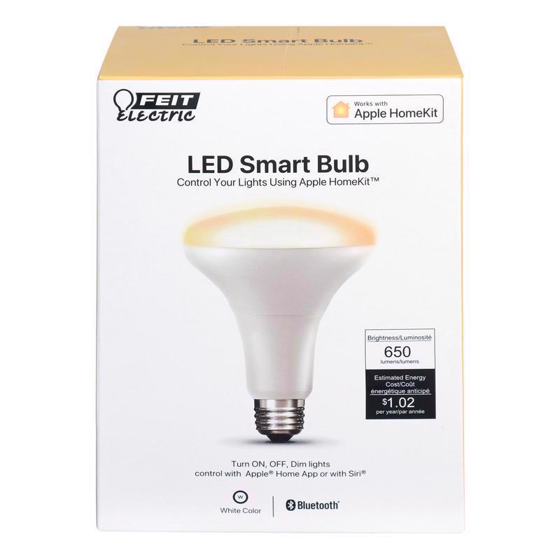 FEIT - Feit Smart Home BR30 E26 (Medium) LED Bulb White 65 Watt Equivalence 1 pk