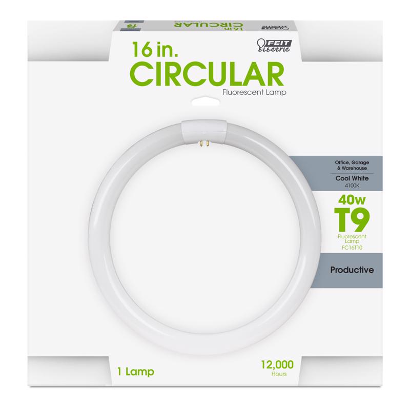 FEIT - Feit Legacy Bulbs 40 W T9 15.9 in. D X 15.9 in. L Fluorescent Bulb Cool White Circular 4100 K 1 pk