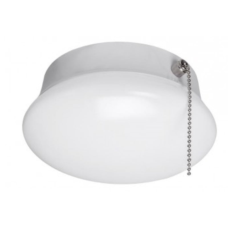 ETI - ETi 3.54 in. H X 7 in. W X 7 in. L White LED Ceiling Spin Light