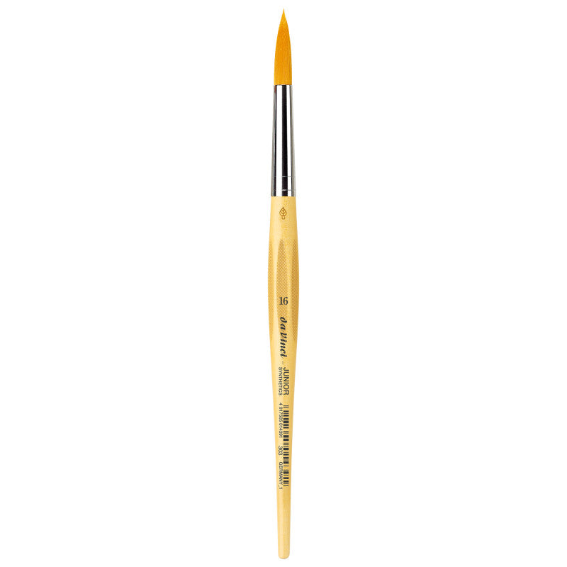 JUNIOR Synthetics Student Brush, Synthetic, Tempera, Round, Series 303, Size 16