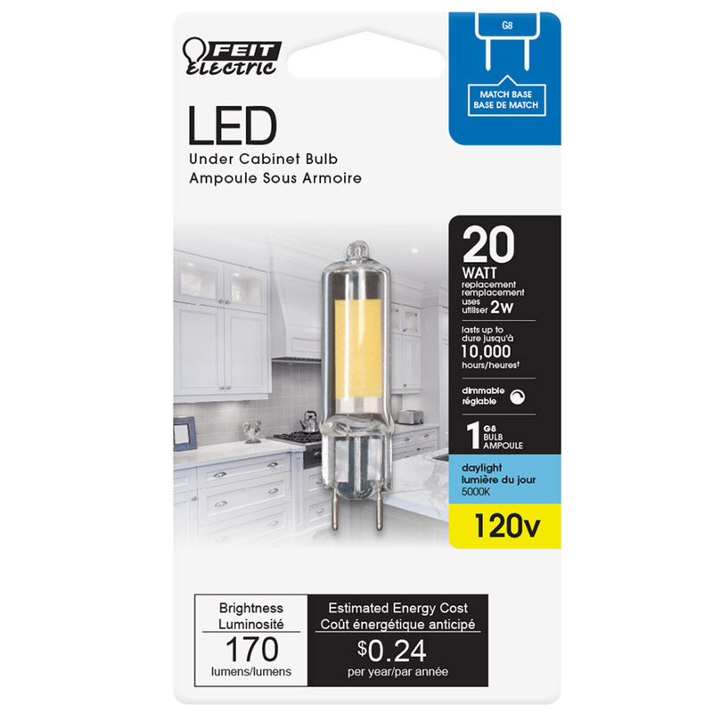 FEIT - Feit G8 G8 LED Bulb Daylight 20 Watt Equivalence 1 pk