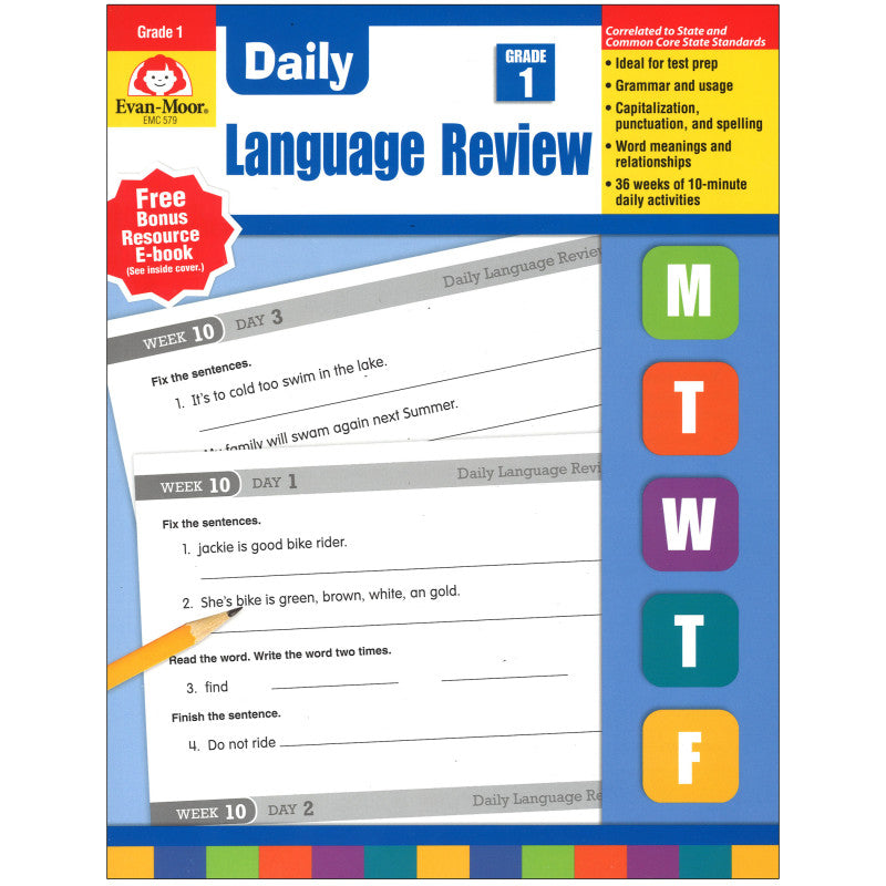 EVAN-MOOR - Daily Language Review Teacher's Edition, Grade 1