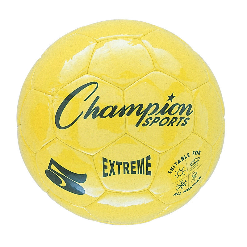 CHAMPION SPORTS - Extreme Soccer Ball, Size 5, Yellow