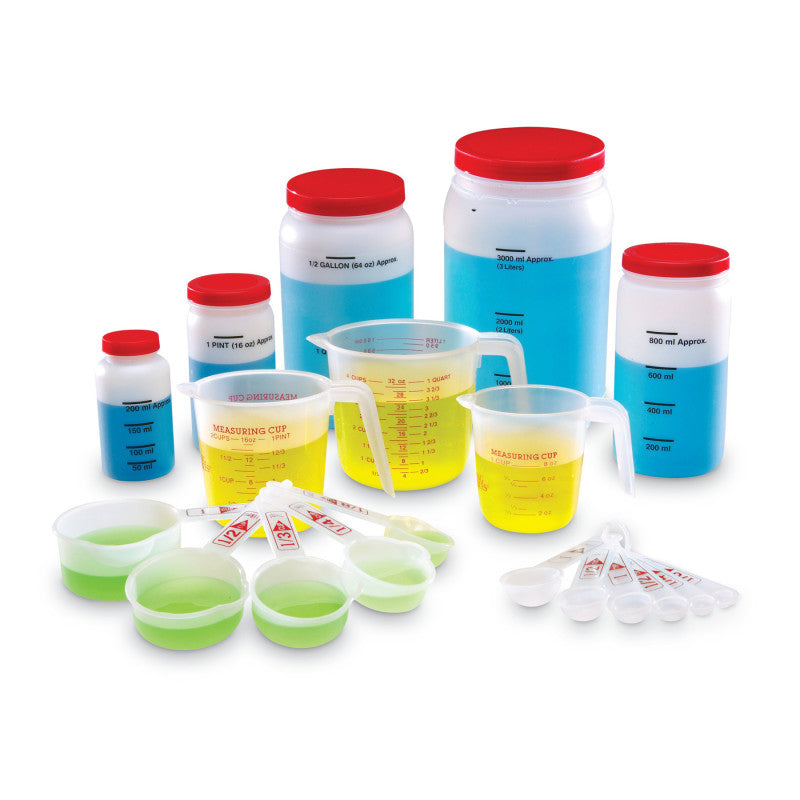 LEARNING RESOURCES - Classroom Liquid Measurement Set