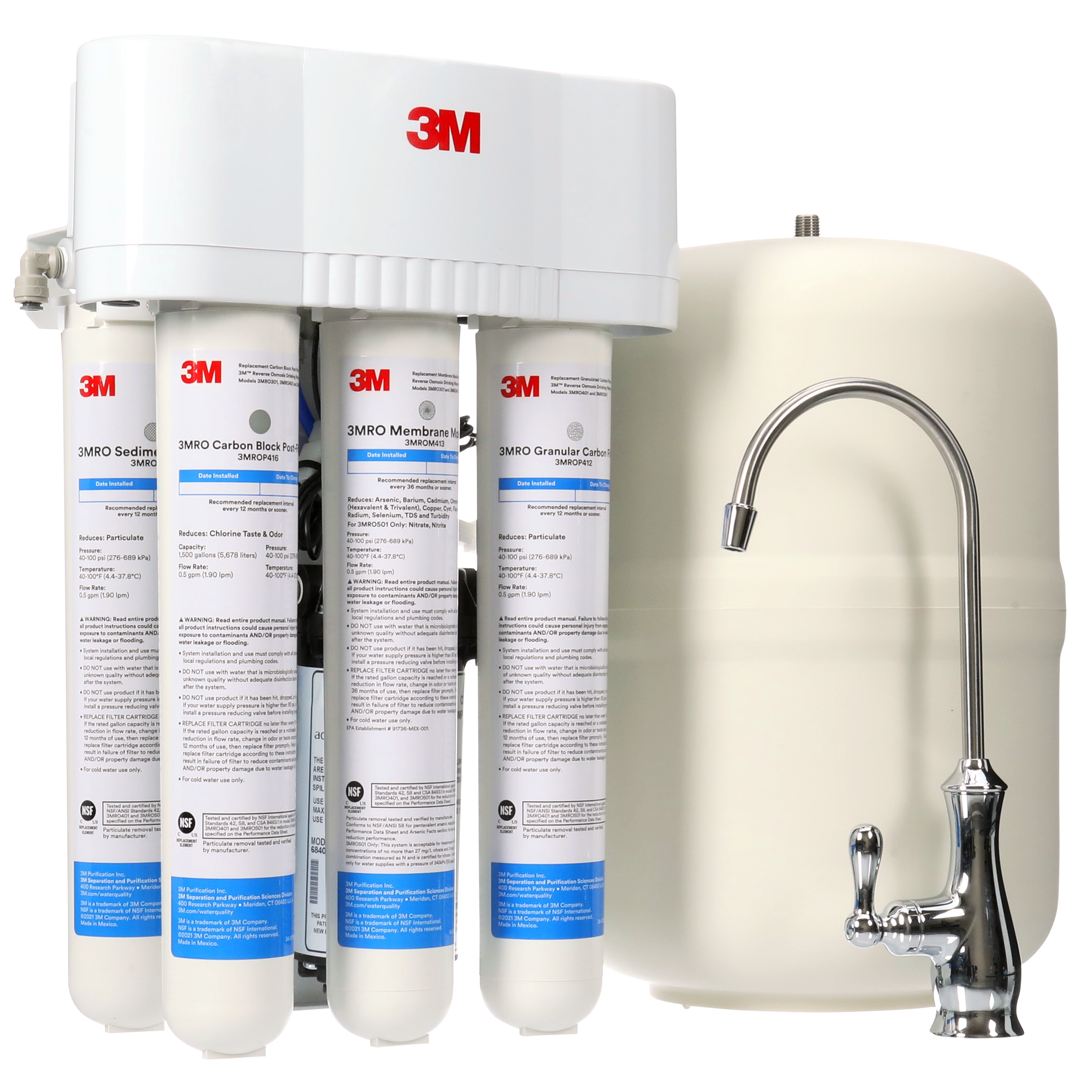 3M™ Drinking Water Filtration Replacement Cartridge G2, 47-9288G2, 20/Case