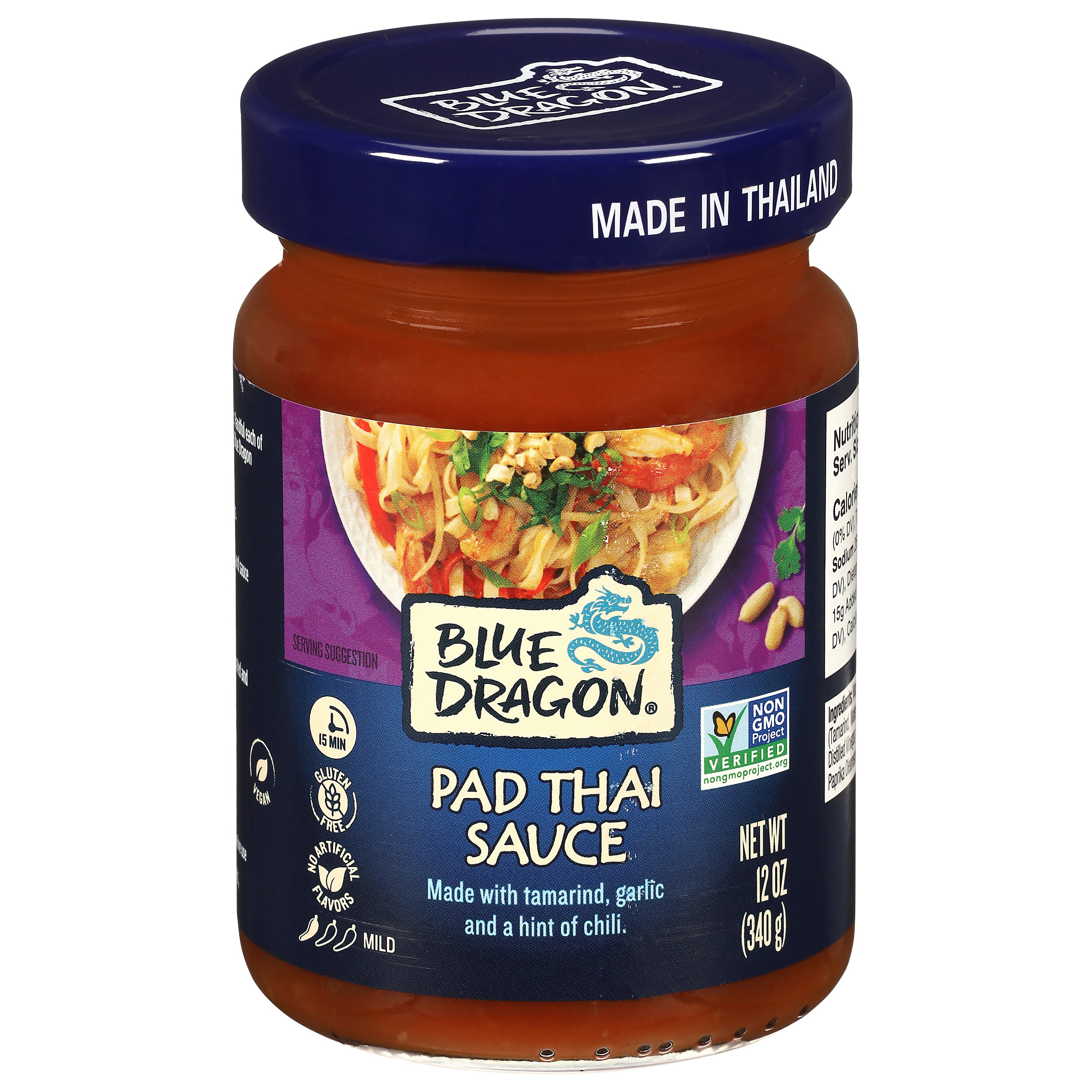 Blue Dragon Pad Thai Mild Sauce 12 oz - Case of 6