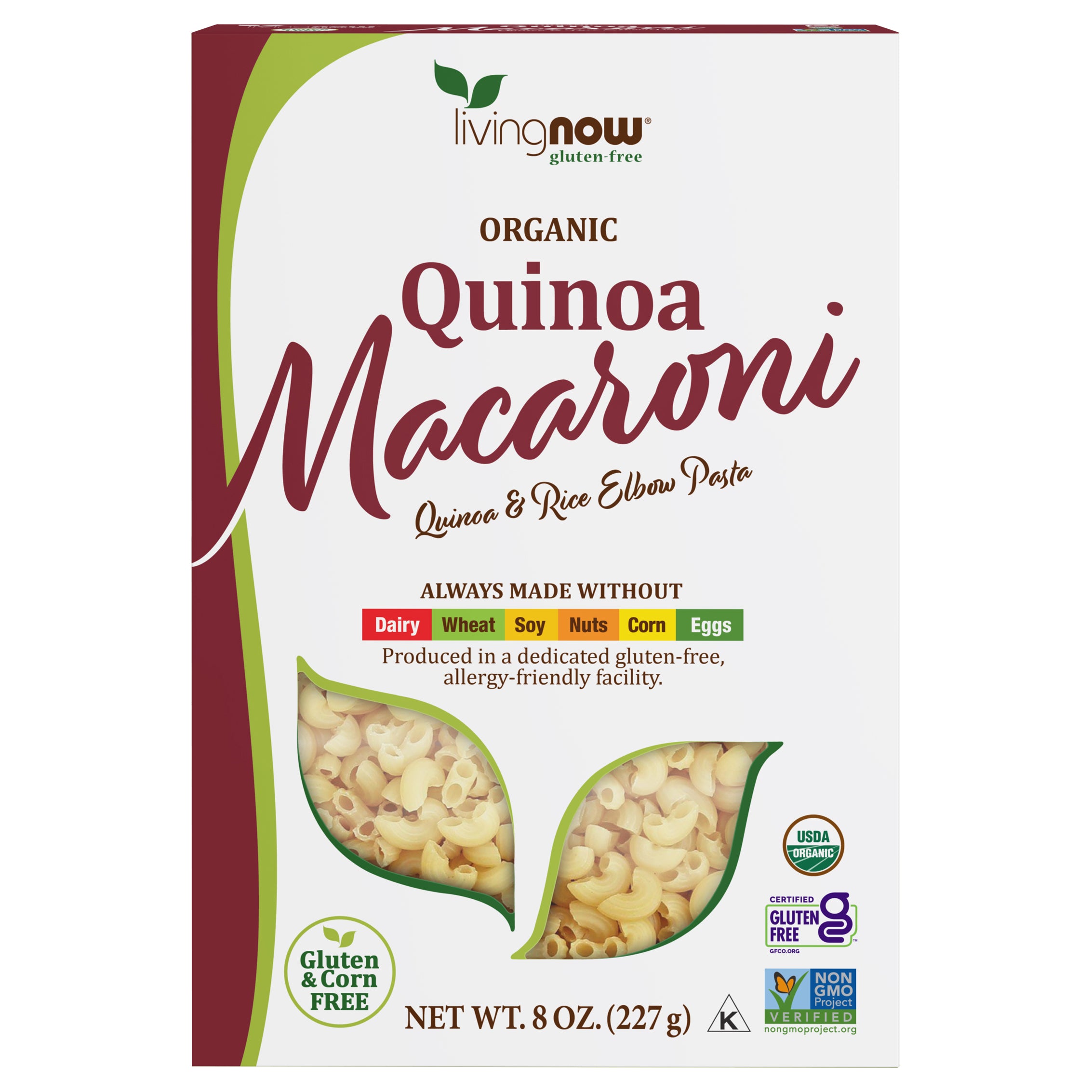 Quinoa Macaroni, Organic - 8 oz. - Case of 12