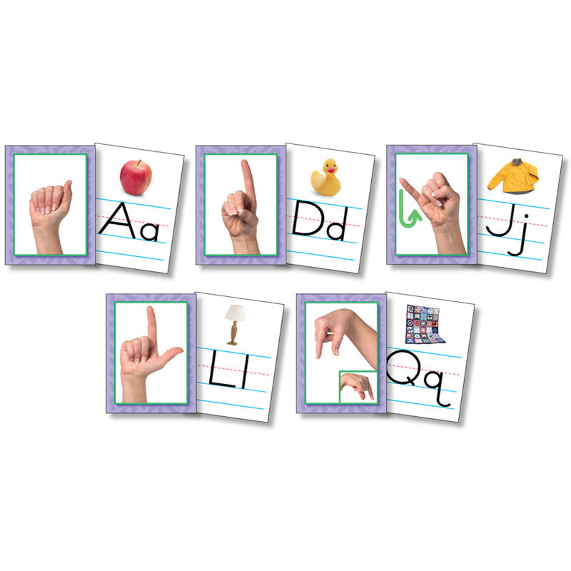 NORTH STAR TEACHER RESOURCES - American Sign Language Card, Pack of 26