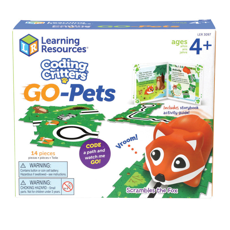 LEARNING RESOURCES - Coding Critters™ Go-Pets, Scrambles the Fox