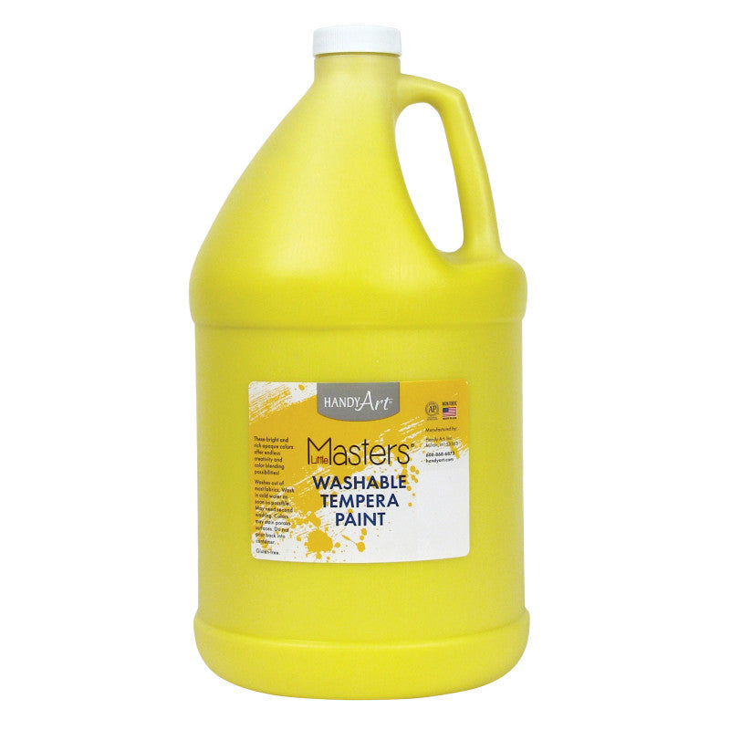 HANDY ART - Little Masters® Washable Tempera Paint, Yellow, Gallon