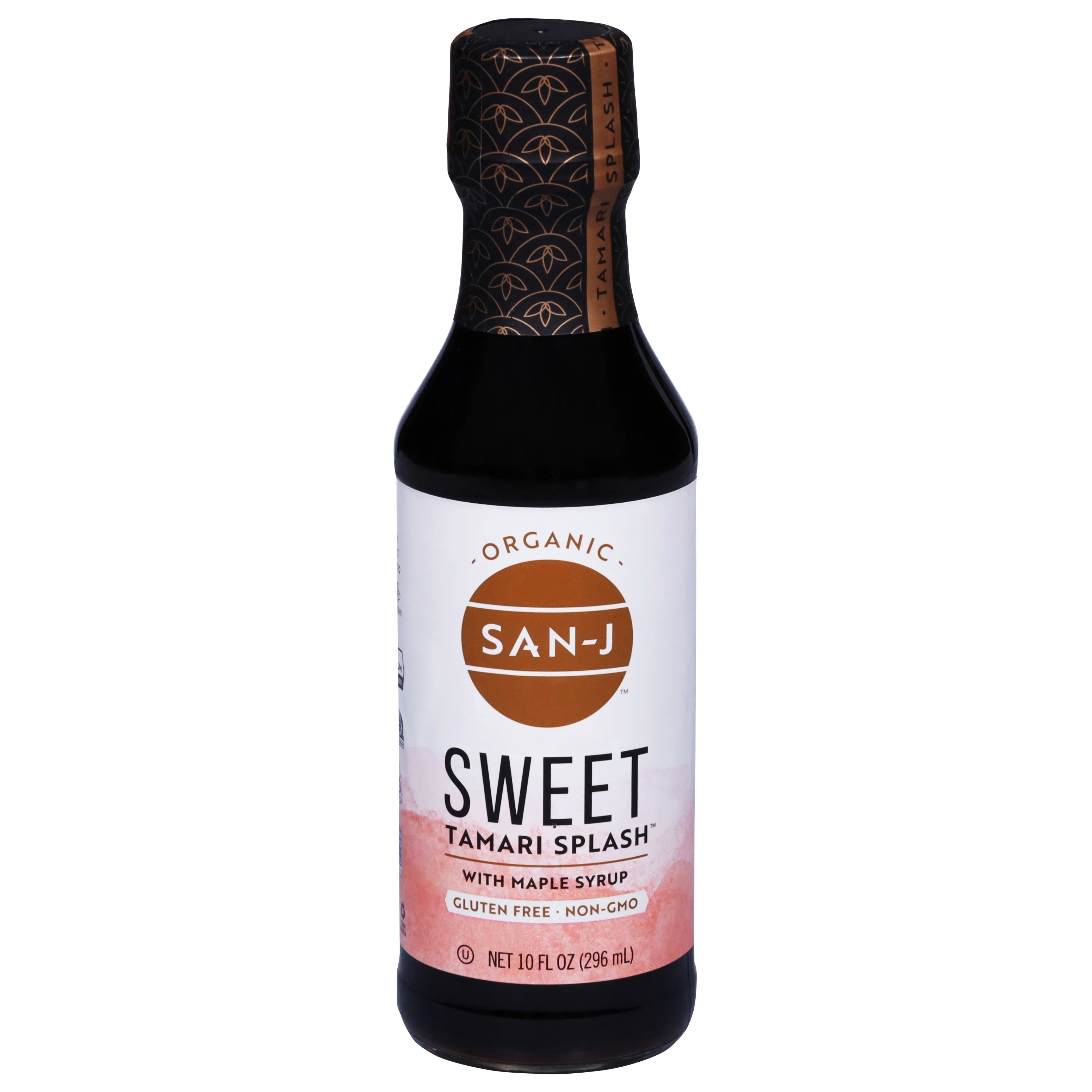 San-J Organic Sweet Tamari Splash with Maple Syrup 10 fl oz - Case of 6