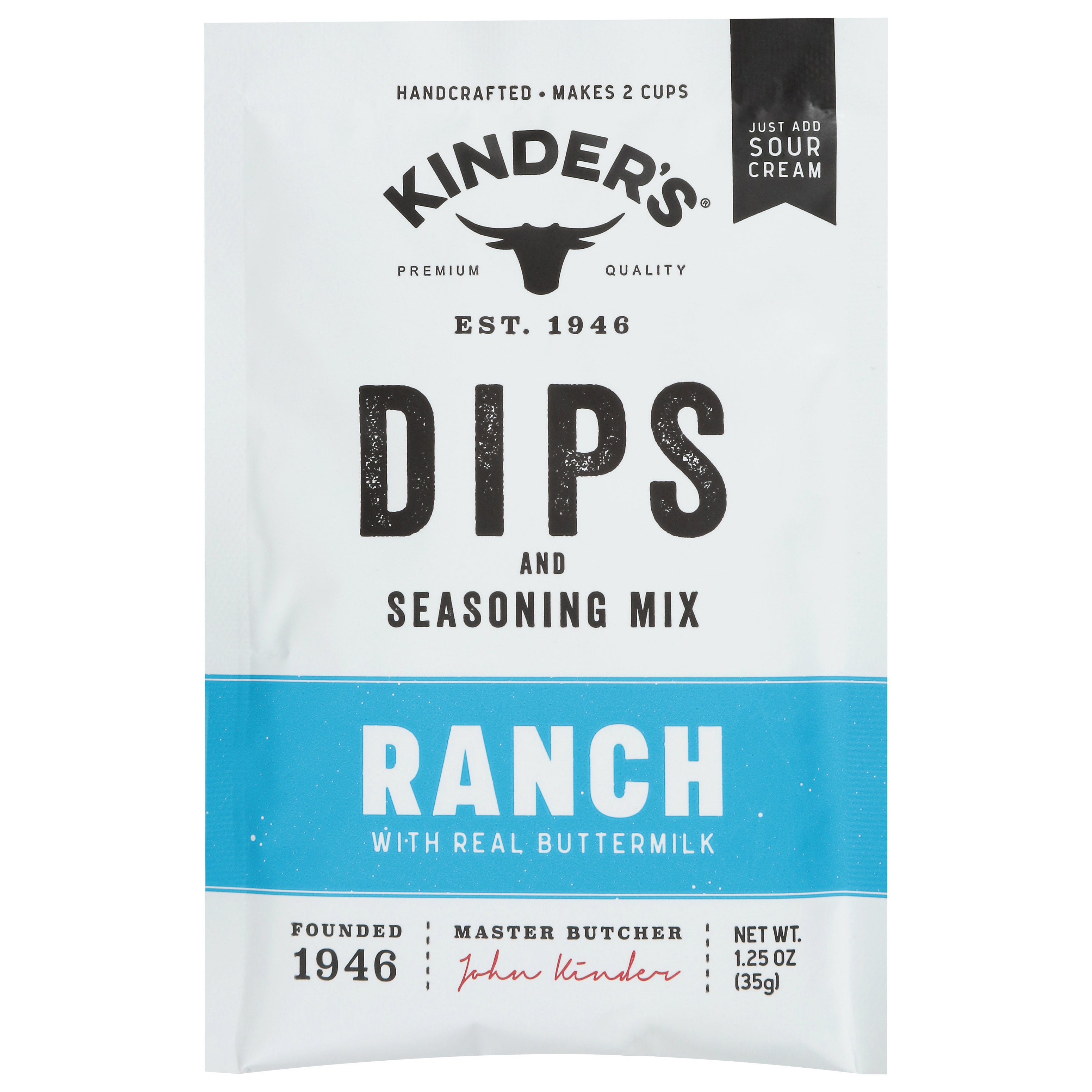 Kinder's Ranch Dips & Seasoning Mix 1.25 oz - Case of 15
