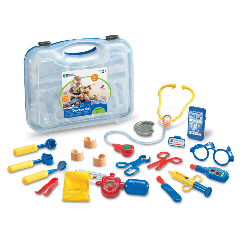 LEARNING RESOURCES - Pretend & Play® Doctor Set, 19 pcs