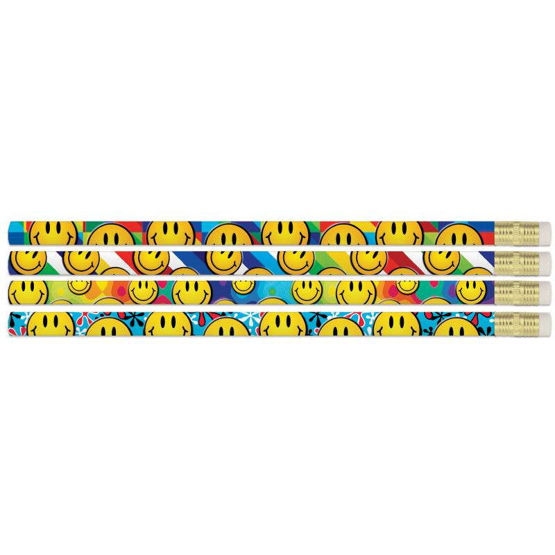 MUSGRAVE PENCIL COMPANY - Smiley Sensations Pencils, 12 Per Pack, 12 Packs