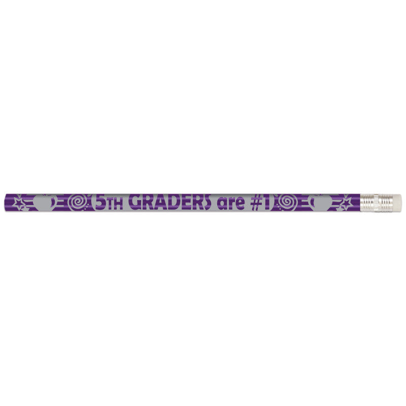 MUSGRAVE PENCIL COMPANY - 5th Graders Are #1 Pencils, 12 Per Pack, 12 Packs (MUSD1509-12)