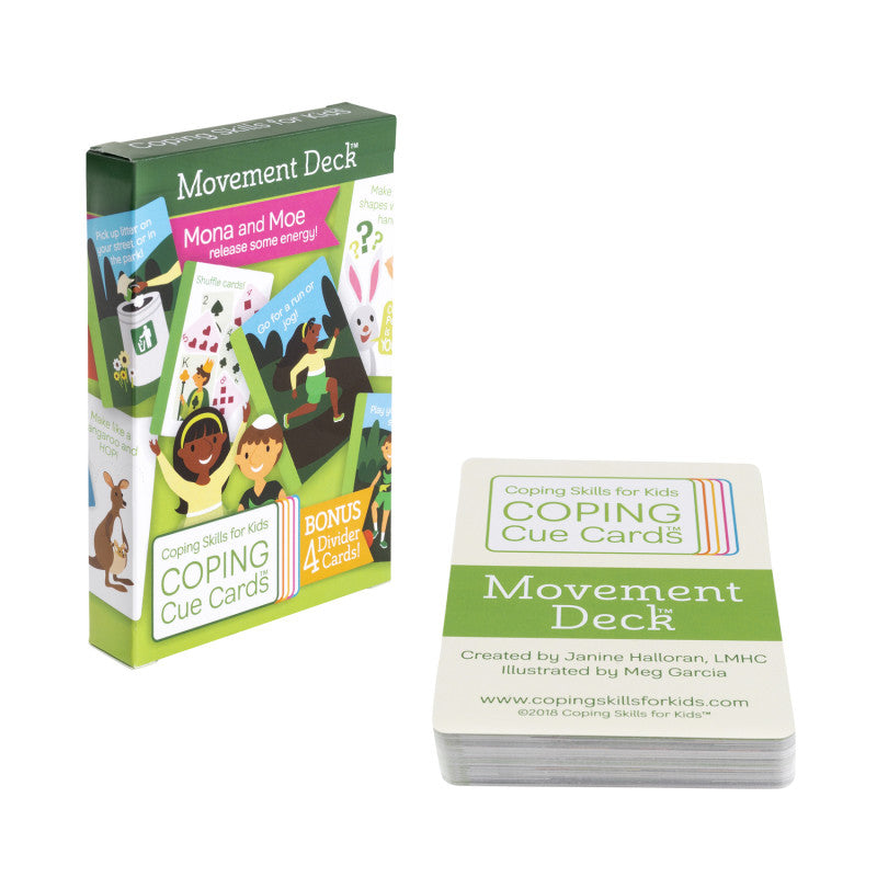 COPING SKILLS FOR KIDS - Coping Cue Cards™ Movement Deck™