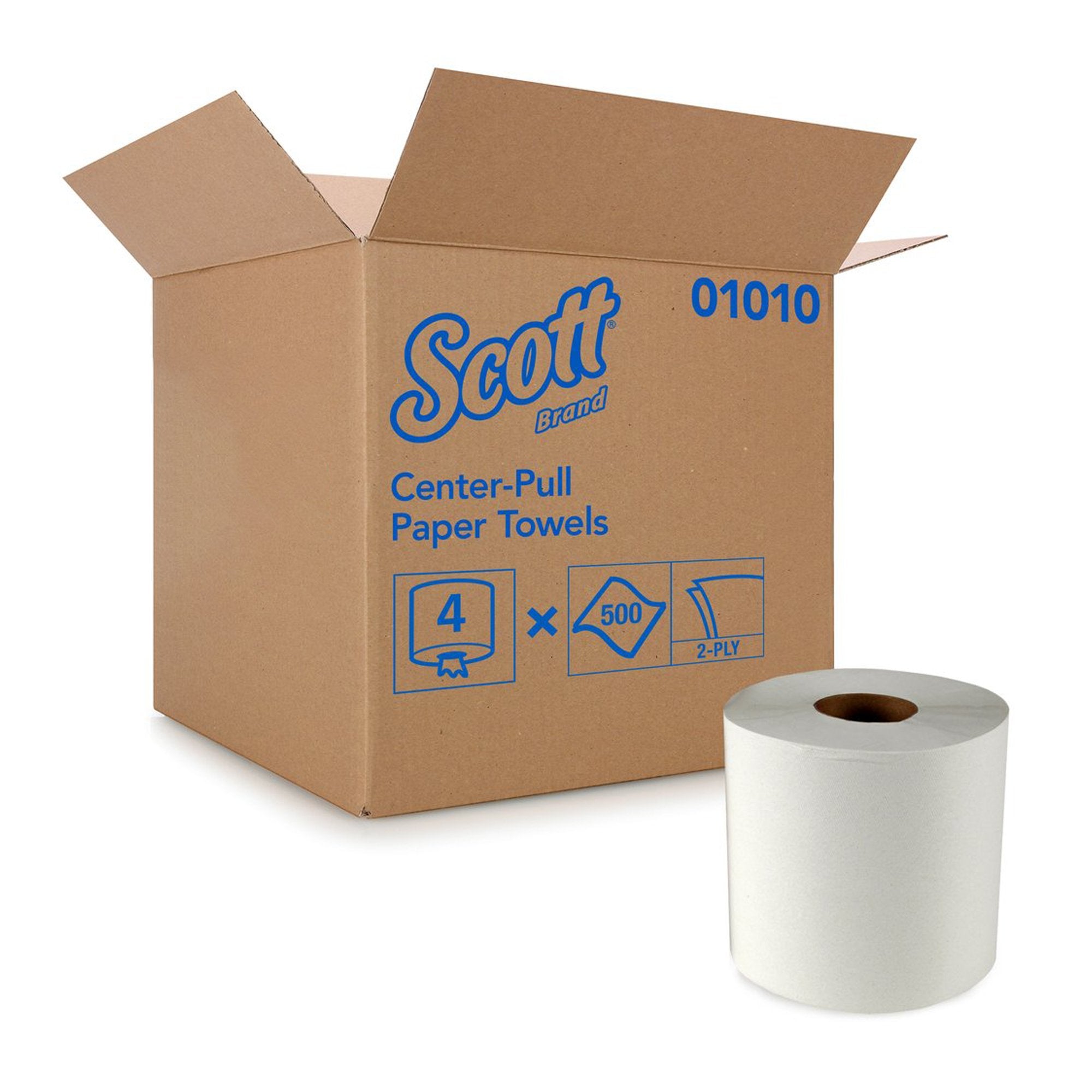 Kimberly Clark - Paper Towel Scott® Perforated Center Pull Roll 8 X 15 Inch [4/CS]