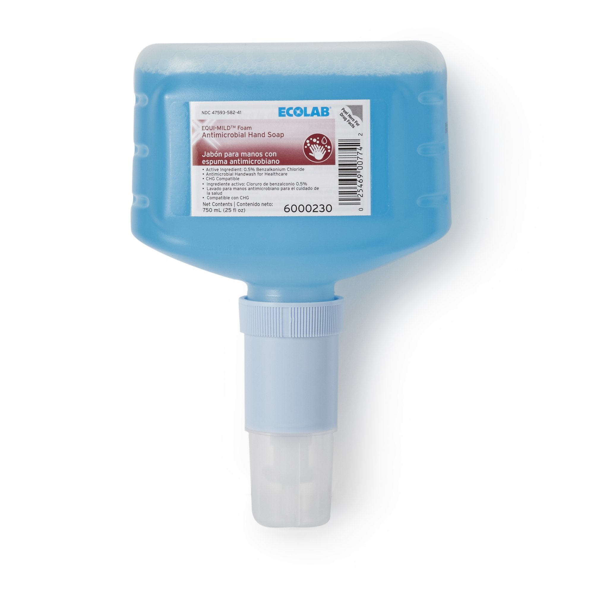 Ecolab - Antimicrobial Soap Bacti-Foam™ Foaming 750 mL Dispenser Refill Bottle Floral Scent [1/EA]